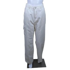 Commense White Wide Leg w/ Side Pocket Size S